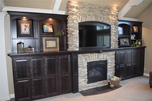 Maple cabinets with Tobacco stain